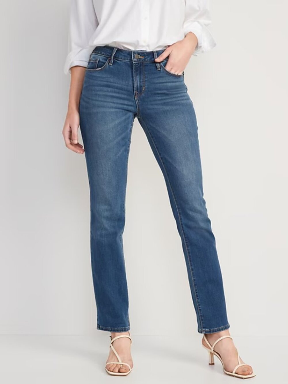 Old Navy Mid-Rise Kicker Boot-Cut Jeans 22 Long